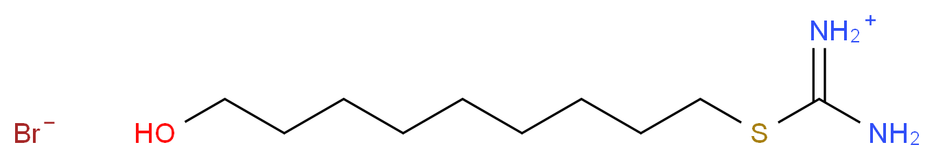 Carbamimidothioic Acid 9-Hydroxynonyl Ester Bromide _分子结构_CAS_511545-93-0)