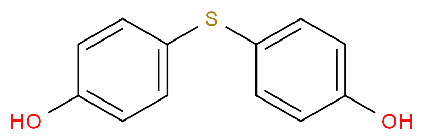 4-[(4-hydroxyphenyl)sulfanyl]phenol_分子结构_CAS_2664-63-3