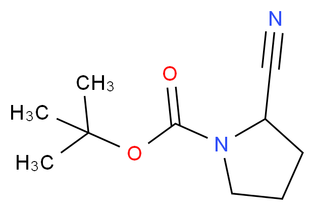 tert-Butyl 2-cyanopyrrolidine-1-carboxylate_分子结构_CAS_144688-70-0)