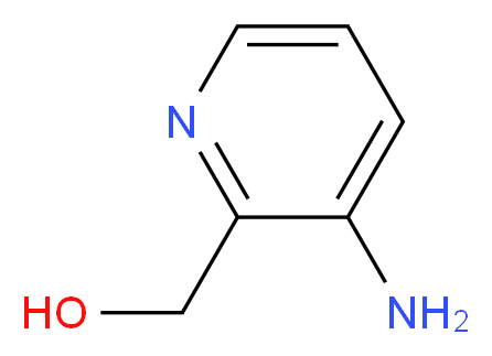 (3-aminopyridin-2-yl)methanol_分子结构_CAS_52378-63-9