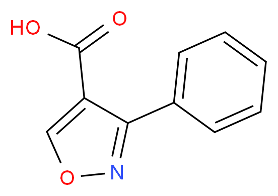3-phenyl-1,2-oxazole-4-carboxylic acid_分子结构_CAS_18718-84-8