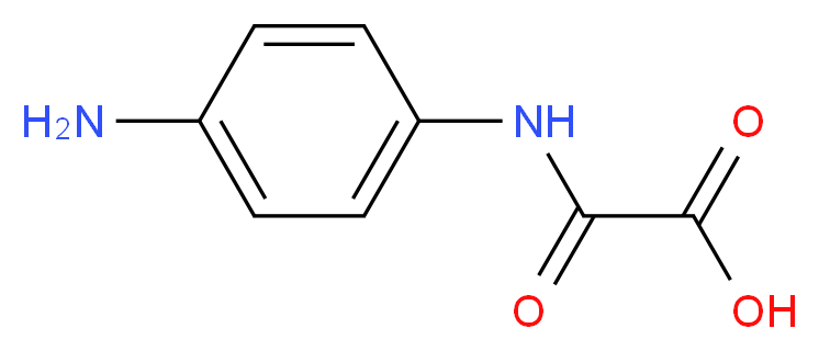 [(4-aminophenyl)carbamoyl]formic acid_分子结构_CAS_103-92-4