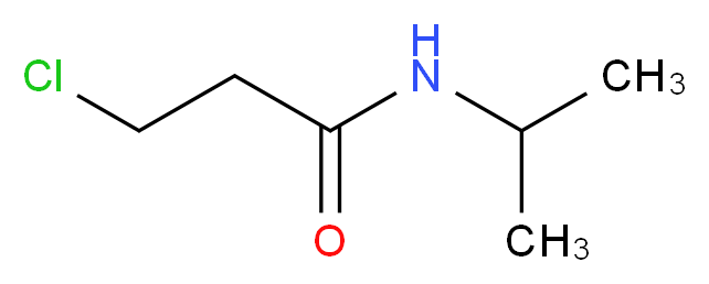 3-Chloro-N-isopropylpropanamide_分子结构_CAS_22813-48-5)