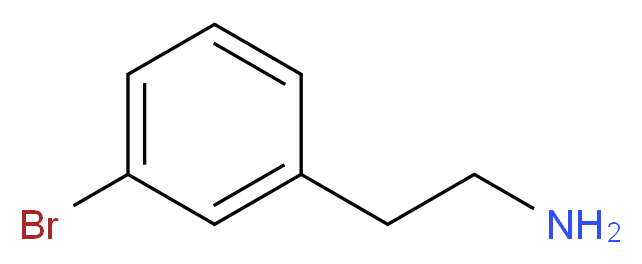 3-溴苯乙胺_分子结构_CAS_58971-11-2)