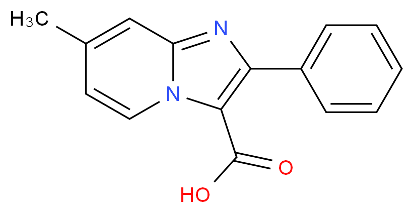 7-Methyl-2-phenylimidazo[1,2-a]pyridine-3-carboxylic acid_分子结构_CAS_)