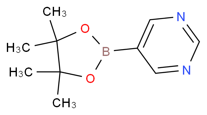 5-(4,4,5,5-Tetramethyl-1,3,2-dioxaborolan-2-yl)pyrimidine_分子结构_CAS_321724-19-0)