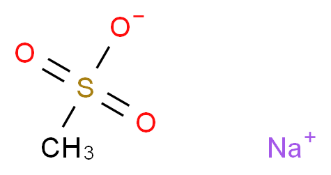 sodium methanesulfonate_分子结构_CAS_2386-57-4