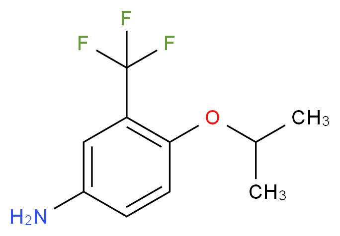 4-isopropoxy-3-(trifluoromethyl)aniline_分子结构_CAS_70338-45-3)