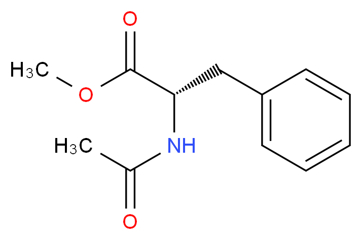 methyl (2S)-2-acetamido-3-phenylpropanoate_分子结构_CAS_3618-96-0