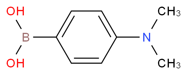 [4-(dimethylamino)phenyl]boronic acid_分子结构_CAS_28611-39-4