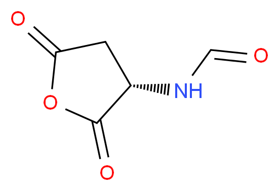 N-[(3S)-2,5-dioxooxolan-3-yl]formamide_分子结构_CAS_33605-73-1