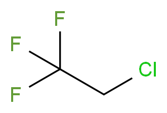 2-chloro-1,1,1-trifluoroethane_分子结构_CAS_75-88-7