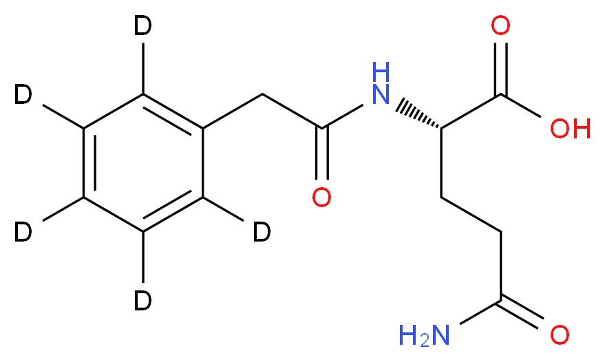 Phenylacetyl-d5 L-Glutamine_分子结构_CAS_1331909-01-3)