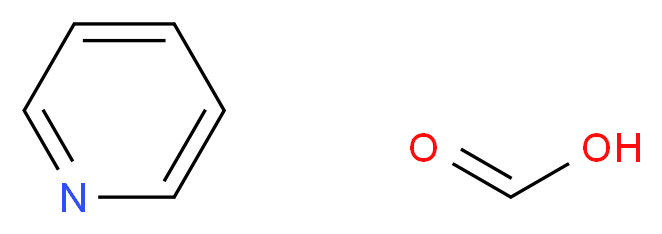 formic acid; pyridine_分子结构_CAS_15066-28-1