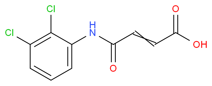 3-[(2,3-dichlorophenyl)carbamoyl]prop-2-enoic acid_分子结构_CAS_306935-73-9