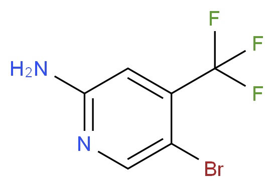 2-AMINO-5-BROMO-4-TRIFLUOROMETHYLPYRIDINE_分子结构_CAS_944401-56-3)