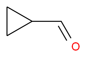 cyclopropanecarbaldehyde_分子结构_CAS_1489-69-6