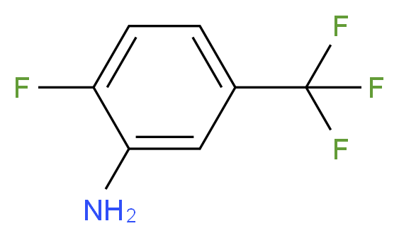 2-Fluoro-5-(Trifluoromethyl)aniline_分子结构_CAS_535-52-4)