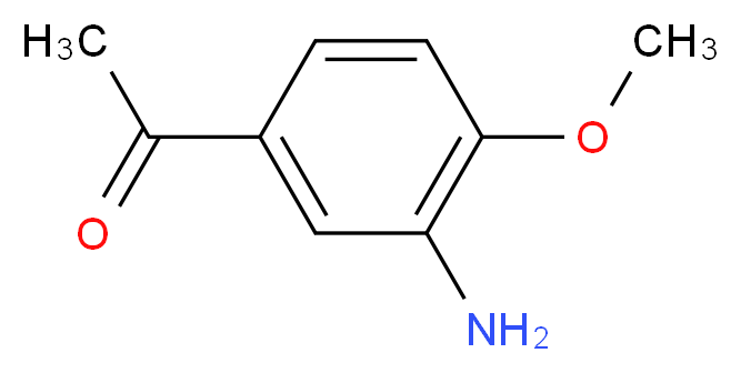 1-(3-amino-4-methoxyphenyl)ethan-1-one_分子结构_CAS_6318-64-5