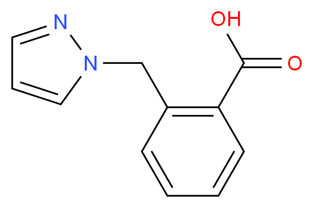 2-Pyrazol-1-ylmethyl-benzoic acid_分子结构_CAS_)