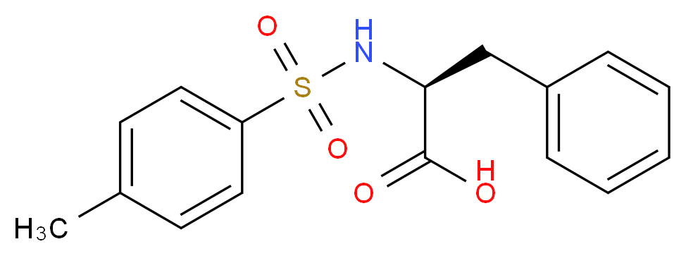 (2S)-2-(4-methylbenzenesulfonamido)-3-phenylpropanoic acid_分子结构_CAS_13505-32-3