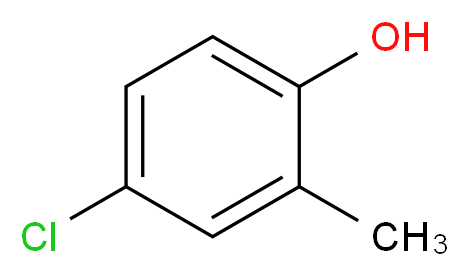 4-Chloro-2-methylphenol_分子结构_CAS_1570-64-5)