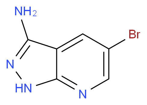 5-Bromo-1H-pyrazolo[3,4-b]pyridin-3-ylamine_分子结构_CAS_405224-24-0)