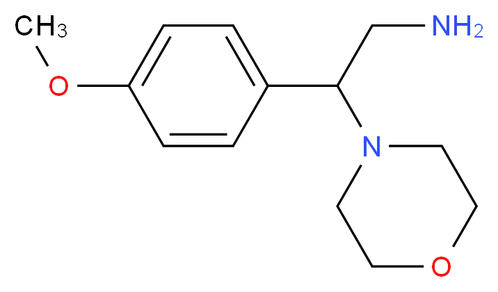 2-(4-methoxyphenyl)-2-morpholinoethanamine_分子结构_CAS_)