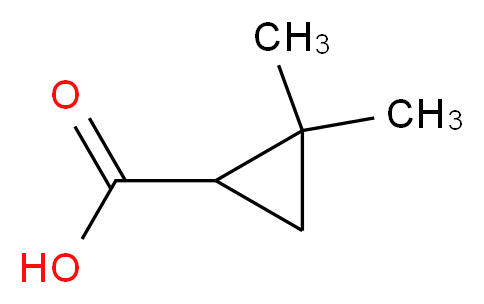 2,2-dimethylcyclopropane-1-carboxylic acid_分子结构_CAS_)