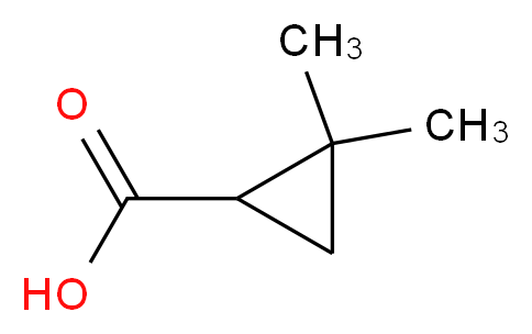 2,2-Dimethylcyclopropanecarboxylic acid_分子结构_CAS_75885-59-5)