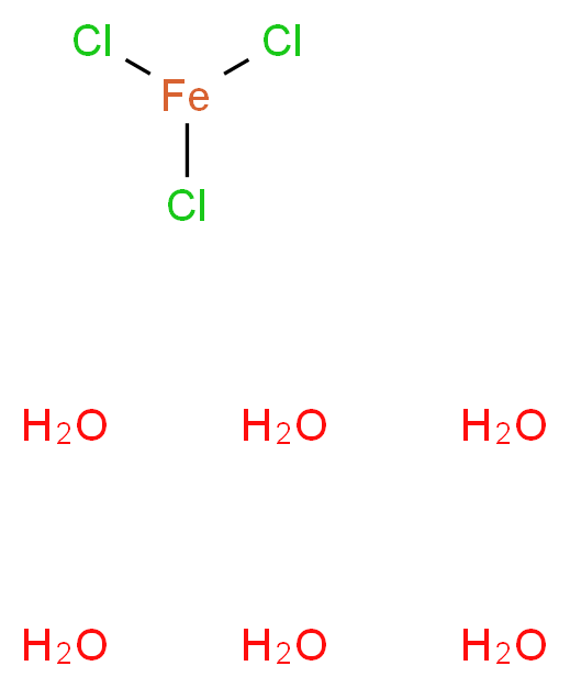 氯化铁(III) 六水合物_分子结构_CAS_10025-77-1)