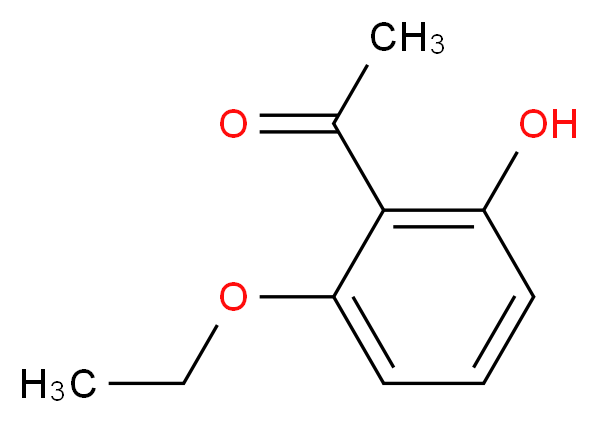 1-(2-ethoxy-6-hydroxyphenyl)ethan-1-one_分子结构_CAS_2750-25-6