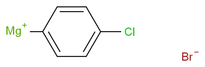 (4-chlorophenyl)magnesiumylium bromide_分子结构_CAS_873-77-8