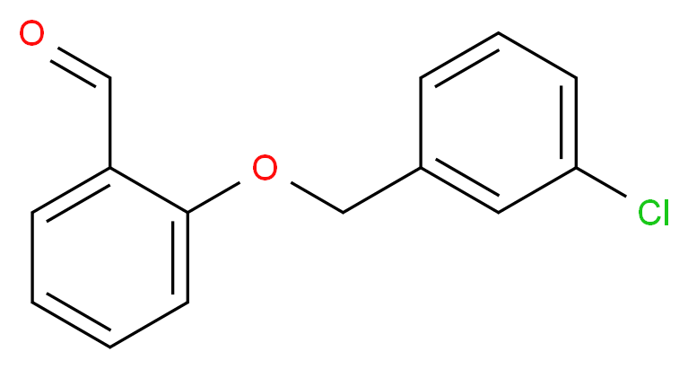 2-[(3-Chlorobenzyl)oxy]benzaldehyde_分子结构_CAS_40359-59-9)