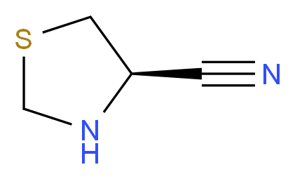 (R)-thiazolidine-4-carbonitrile_分子结构_CAS_463348-53-0)