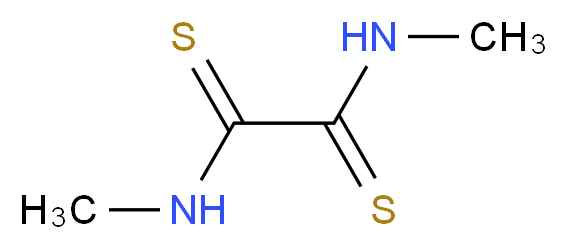 N,N'-dimethylethanedithioamide_分子结构_CAS_120-79-6