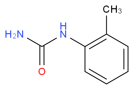 N-(2-methylphenyl)urea_分子结构_CAS_)