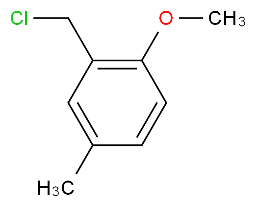 2-(chloromethyl)-1-methoxy-4-methylbenzene_分子结构_CAS_7048-41-1)