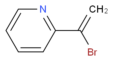 2-(1-bromoethenyl)pyridine_分子结构_CAS_67200-49-1