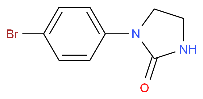 1-(4-Bromophenyl)tetrahydro-2H-imidazol-2-one_分子结构_CAS_530081-14-2)