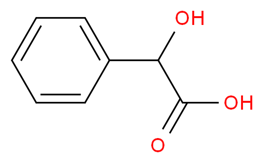 (+/-)-扁桃酸_分子结构_CAS_90-64-2)