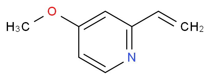 2-ethenyl-4-methoxypyridine_分子结构_CAS_30566-80-4