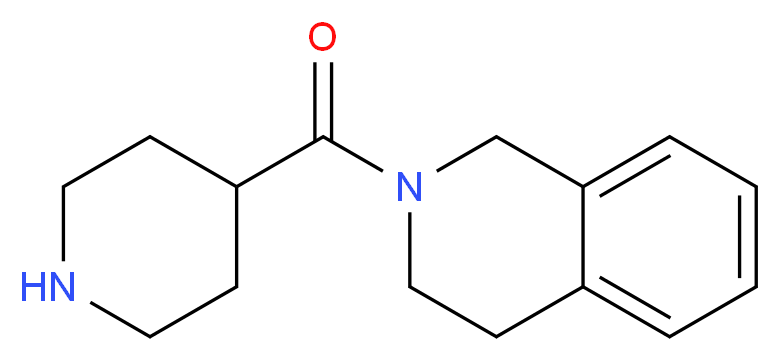 2-(piperidin-4-ylcarbonyl)-1,2,3,4-tetrahydroisoquinoline_分子结构_CAS_120848-76-2)