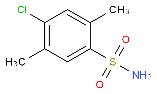 4-氯-2,5-二甲基苯磺酰胺_分子结构_CAS_219689-73-3)