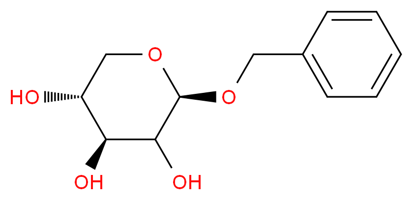 Benzyl β-D-Arabinopyranoside_分子结构_CAS_5329-50-0)