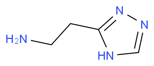 2-(2H-[1,2,4]TRIAZOL-3-YL)-ETHYLAMINE_分子结构_CAS_7728-75-8)