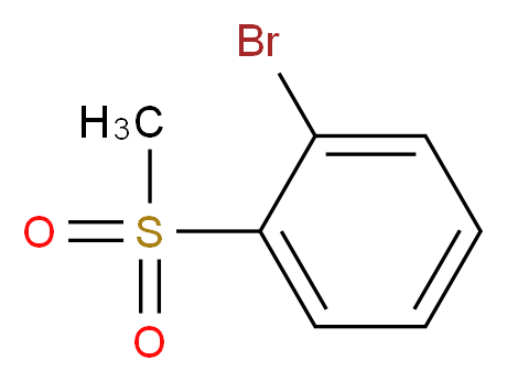 1-Bromo-2-(methylsulfonyl)benzene_分子结构_CAS_33951-33-6)