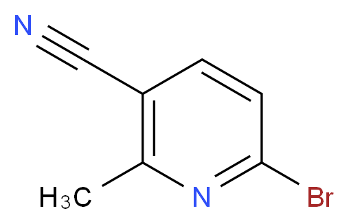 6-bromo-2-methylpyridine-3-carbonitrile_分子结构_CAS_1003711-39-4