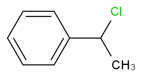 (1-chloroethyl)benzene_分子结构_CAS_)