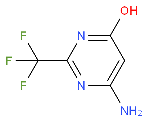 6-Amino-2-trifluoromethyl-pyrimidin-4-ol_分子结构_CAS_1513-70-8)